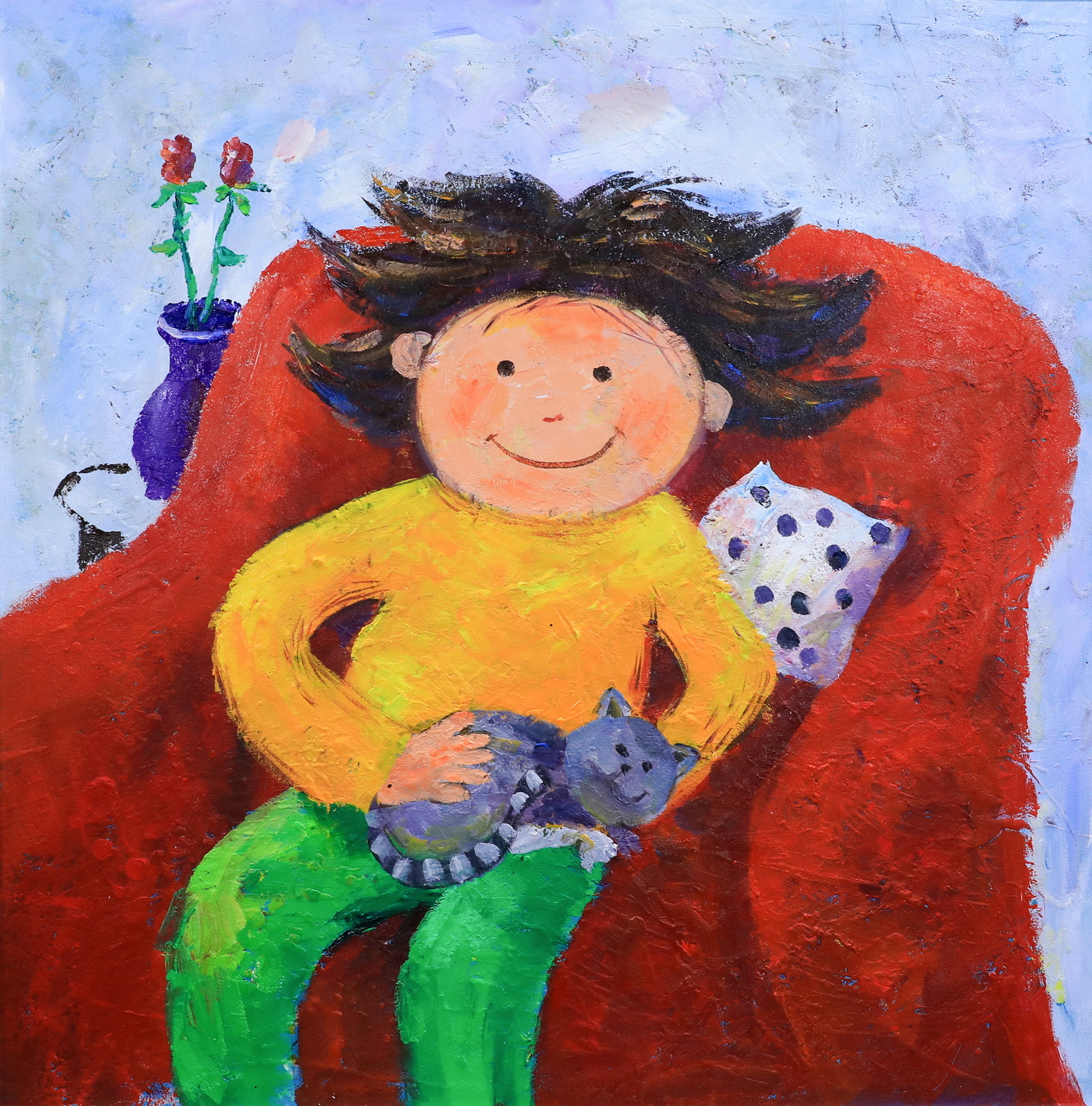 《插画》油画社团