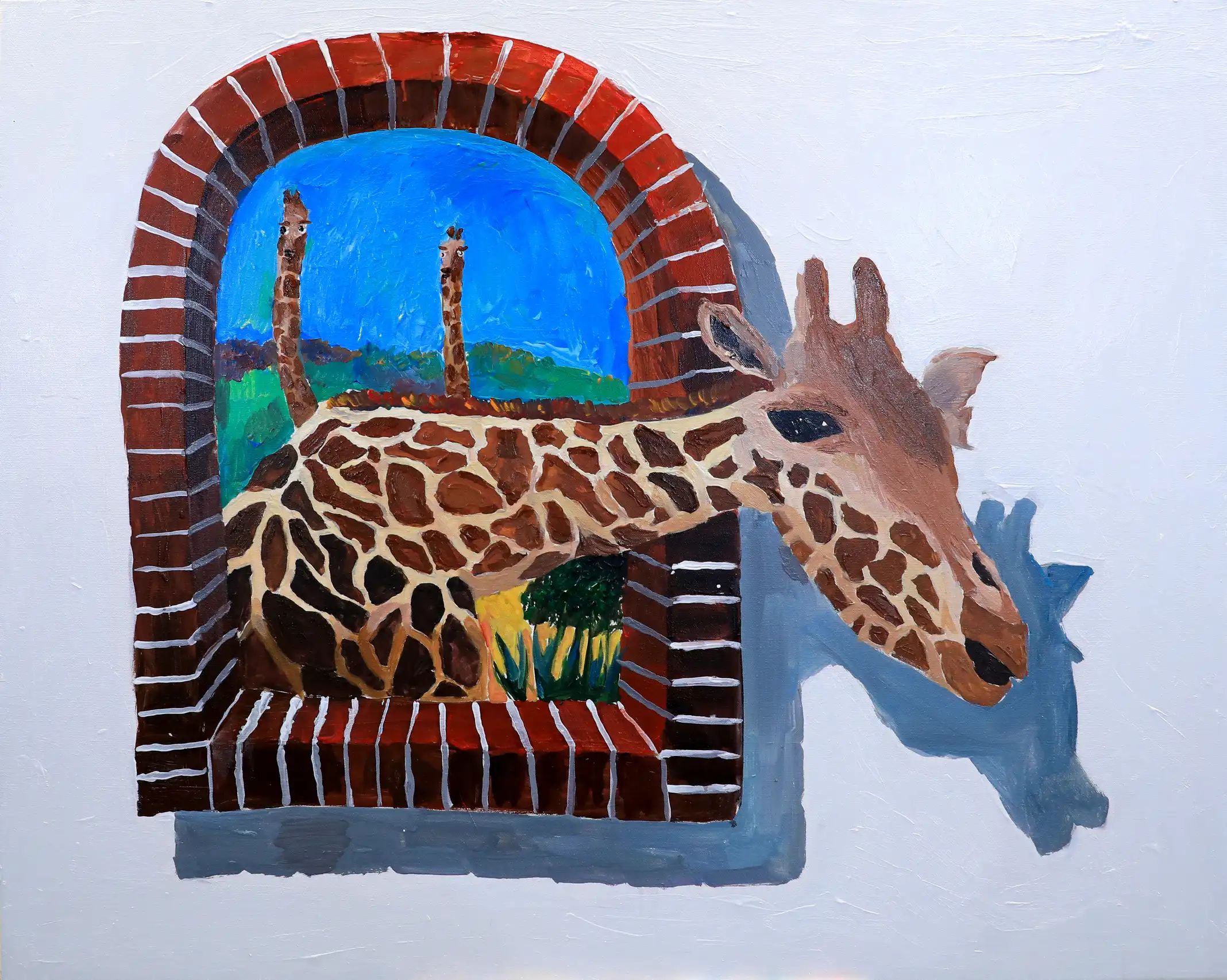 《3D长颈鹿》五3许华樱五2童馨伍星怡